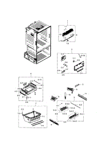 Freezer parts for Samsung Refrigerator RF28HFEDBSR/AA-0001 / from AppliancePartsPros.com