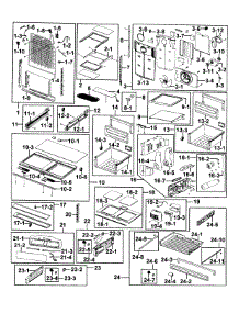 Refrigerator parts for Samsung Refrigerator RFG293HARS/XAA-0001 / from AppliancePartsPros.com