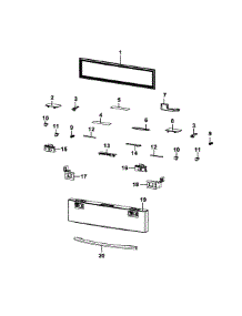 Flexzone Door parts for Samsung Refrigerator RF4287HAPN/XAA-0000 / from AppliancePartsPros.com