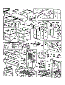 Refrigerator parts for Samsung Refrigerator RF267AEPN/XAA-0001 / from AppliancePartsPros.com