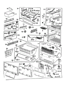 Freezer parts for Samsung Refrigerator RF266AZPN/XAA-0000 / from AppliancePartsPros.com