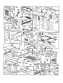 Refrigerator parts for Samsung Refrigerator RF267HERS/XAA-0001 / from AppliancePartsPros.com