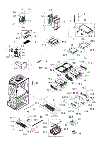 Fridge Assy parts for Samsung Refrigerator RF28HMEDBSR/AA-0000 / from AppliancePartsPros.com