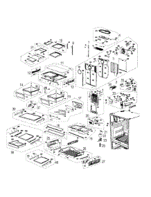 Refrigerator parts for Samsung Refrigerator RF267ADRS/XAA-0000 / from AppliancePartsPros.com