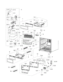 Freezer parts for Samsung Refrigerator RB215ABPN/XAA-0000 / from AppliancePartsPros.com