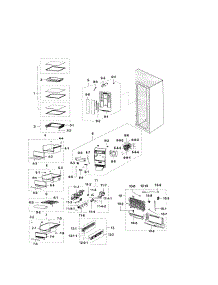 Refrigerator parts for Samsung Refrigerator RSG307AARS/XAA-0002 / from AppliancePartsPros.com