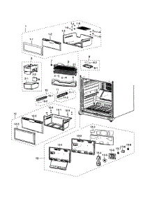 Freezer parts for Samsung Refrigerator RB195ACBP/XAA-0001 / from AppliancePartsPros.com