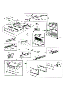 Freezer parts for Samsung Refrigerator RF266ACWP/XAA-0000 / from AppliancePartsPros.com