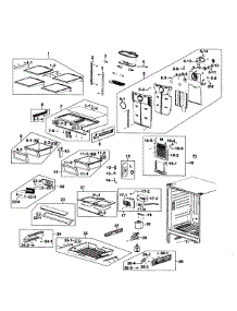 Refrigerator parts for Samsung Refrigerator RF266ACWP/XAA-0000 / from AppliancePartsPros.com