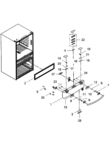 Flexzone Door parts for Samsung Refrigerator RF31FMESBSR/AA-0001 / from AppliancePartsPros.com