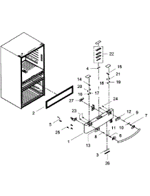 Flexzone Door parts for Samsung Refrigerator RF31FMEDBSR/AA-0001 / from AppliancePartsPros.com