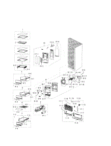 Refrigerator parts for Samsung Refrigerator RSG309AARS/XAA-0002 / from AppliancePartsPros.com