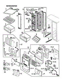 Refrigerator parts for Samsung Refrigerator RS275ACRS/XAA-0000 / from AppliancePartsPros.com