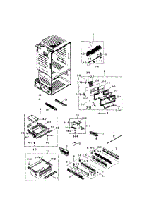 Freezer parts for Samsung Refrigerator RF260BEAEBC/AA-0001 / from AppliancePartsPros.com