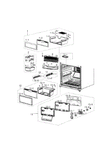 Freezer parts for Samsung Refrigerator RB195ACPN/XAA-0001 / from AppliancePartsPros.com