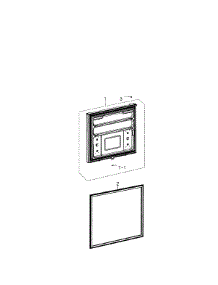Freezer Door parts for Samsung Refrigerator RB195ACPN/XAA-0001 / from AppliancePartsPros.com