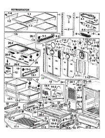 Refrigerator parts for Samsung Refrigerator RF265ABBP/XAA-0000 / from AppliancePartsPros.com