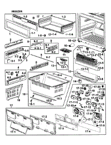 Freezer parts for Samsung Refrigerator RF26VABBP/XAA-0000 / from AppliancePartsPros.com