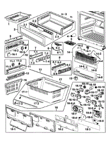 Freezer parts for Samsung Refrigerator RF267AABP/XAA-0000 / from AppliancePartsPros.com