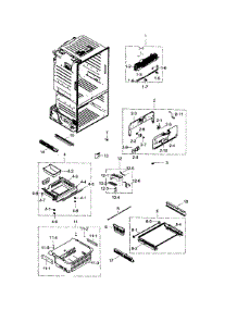Freezer parts for Samsung Refrigerator RF323TEDBWW/AA-0001 / from AppliancePartsPros.com