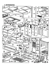 Refrigerator parts for Samsung Refrigerator RF266ADBP/XAA-0000 / from AppliancePartsPros.com