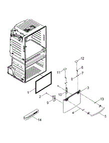 Freezer Door parts for Samsung Refrigerator RF4267HABP/XAA-0000 / from AppliancePartsPros.com