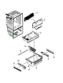 Freezer parts for Samsung Refrigerator RFG29PHDWP/XAA / from AppliancePartsPros.com
