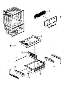 Freezer parts for Samsung Refrigerator RFG297HDWP/XAA / from AppliancePartsPros.com