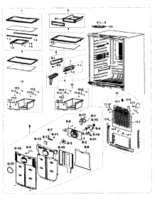 Refrigerator parts for Samsung Refrigerator RF217ABWP/XAA / from AppliancePartsPros.com
