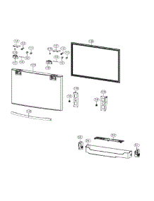 Freezer Door parts for Samsung Refrigerator RF4287HAWP/XAA / from AppliancePartsPros.com