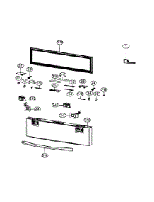 Conv Door parts for Samsung Refrigerator RF4287HABP/XAA / from AppliancePartsPros.com