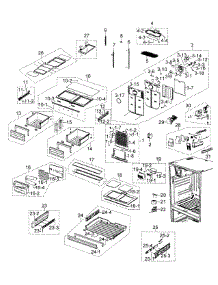 Refrigerator parts for Samsung Refrigerator RFG298AAPN/XAA / from AppliancePartsPros.com