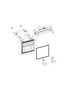 Freezer Door parts for Samsung Refrigerator RFG298AARS / from AppliancePartsPros.com