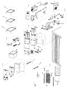 Freezer parts for Samsung Refrigerator RS263TDWP/XAA / from AppliancePartsPros.com