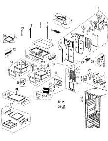 Refrigerator parts for Samsung Refrigerator RF26XAEPN/XAA / from AppliancePartsPros.com