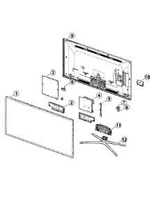 Led Tv  Cabinet parts for Samsung Television UN50F6400AFXZA / from AppliancePartsPros.com