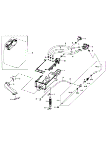 Drawer Housing parts for Samsung Washer WF405ATPASU/AA-0001 / from AppliancePartsPros.com