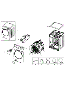 Main Assy parts for Samsung Washer WF405ATPASU/AA-0001 / from AppliancePartsPros.com