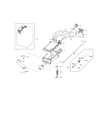 Housing Drawer parts for Samsung Washer WF461ABP/XAA-0002 / from AppliancePartsPros.com