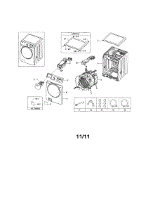 Main parts for Samsung Washer WF461ABP/XAA-0002 / from AppliancePartsPros.com