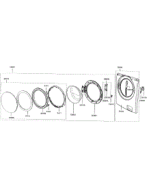 Front Door parts for Samsung Washer WF338AAB/XAA / from AppliancePartsPros.com