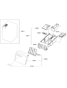 Drawer Assy parts for Samsung Washer WF448AAW/XAA / from AppliancePartsPros.com