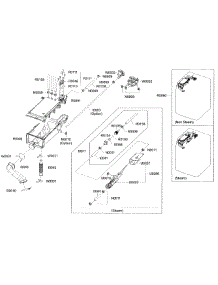 Drawer Housing Assy parts for Samsung Washer WF448AAW/XAA / from AppliancePartsPros.com