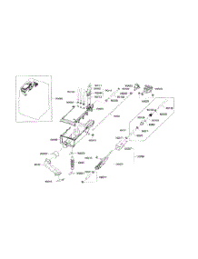 Housing Drawer parts for Samsung Washer WF448AAW/XAC / from AppliancePartsPros.com