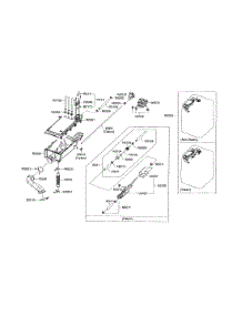 Housing Drawer parts for Samsung Washer WF438AAR/XAA / from AppliancePartsPros.com