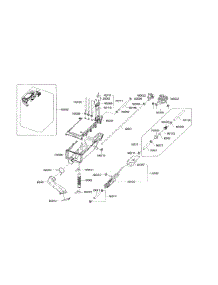 Housing Drawer parts for Samsung Washer WF448AAP/XAC / from AppliancePartsPros.com