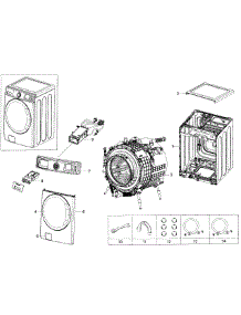 Main Assy parts for Samsung Washer WF56H9100AG/A2-0000 / from AppliancePartsPros.com
