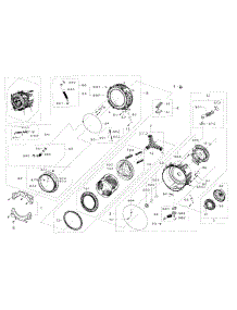 Tub & Drum parts for Samsung Washer WF56H9100AG/A2-0000 / from AppliancePartsPros.com