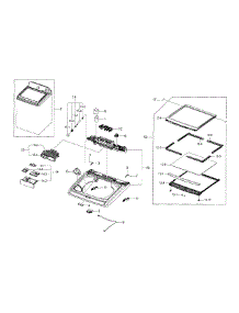 Cover Top parts for Samsung Washer WA45H7000AW/A2-0000 / from AppliancePartsPros.com