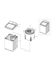 Main Assy parts for Samsung Washer WA456DRHDWR/AA-0002 / from AppliancePartsPros.com